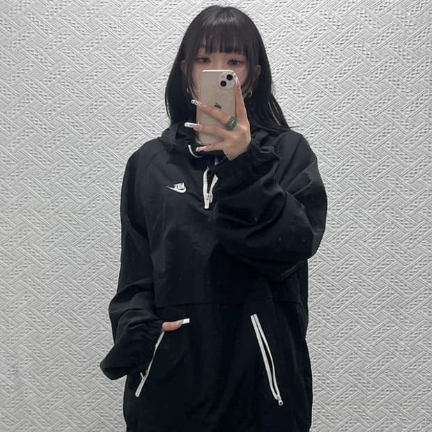 나이키 빈티지 언라인드 파라슈트 바람막이 아노락 XL C11148