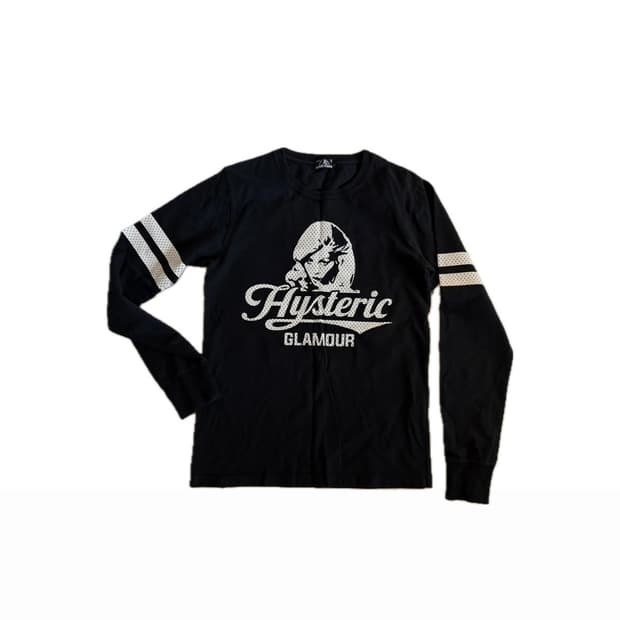 히스테릭글래머 롱슬리브 럭비티