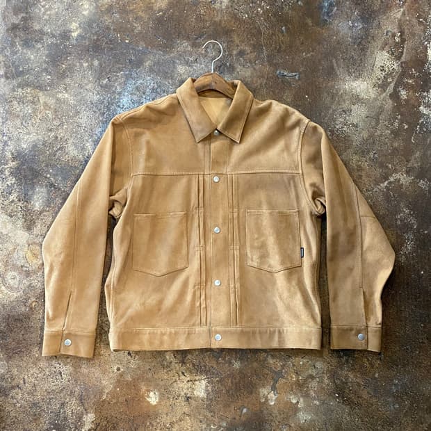 (4) 네이버후드 가죽 스웨이드 자켓