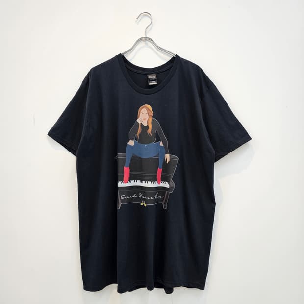 Hanes 블랙 그래픽 티셔츠