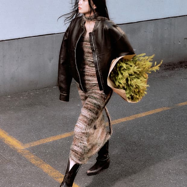 Wesame LAB 원피스+레더자켓