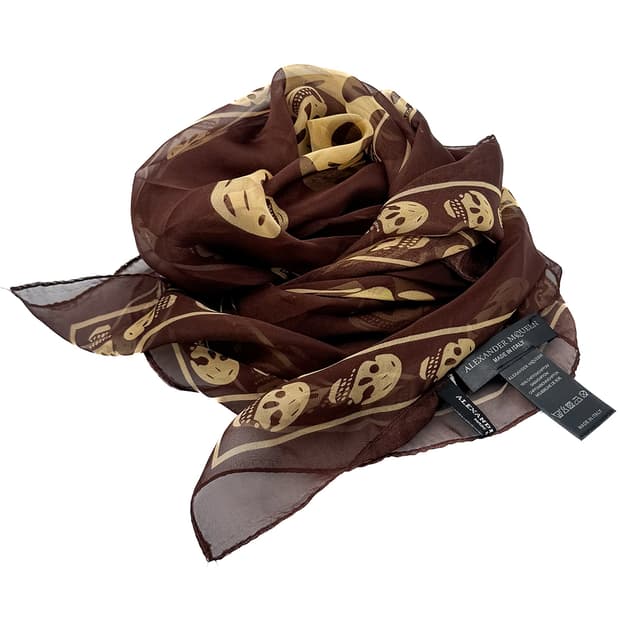 Alexander McQueen Skull Print Scarf