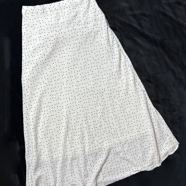 일본빈티지 도트 롱스커트
