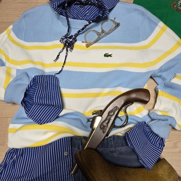 (새상품)LACOSTE 스웨터 니트