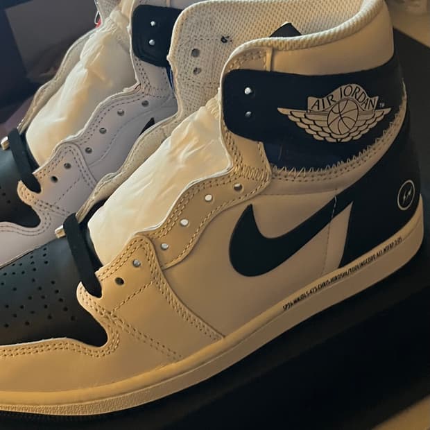 조던 1x 프라그먼트 x 유니온 LA 하이 OG SP 화이트 [250]