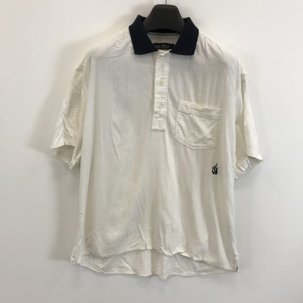 노티카 린넨 풀오버 반팔셔츠 화이트 [L]