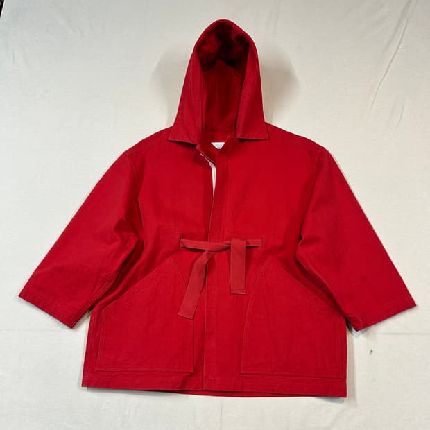 1) 언유즈드 캔버스 코튼 후드 자켓