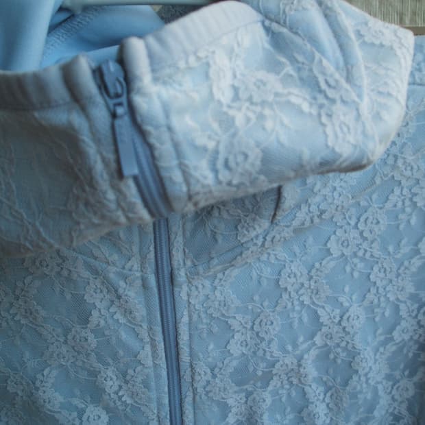 여성 레이스 집업