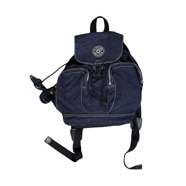 키플링 복조리 백팩 네이비