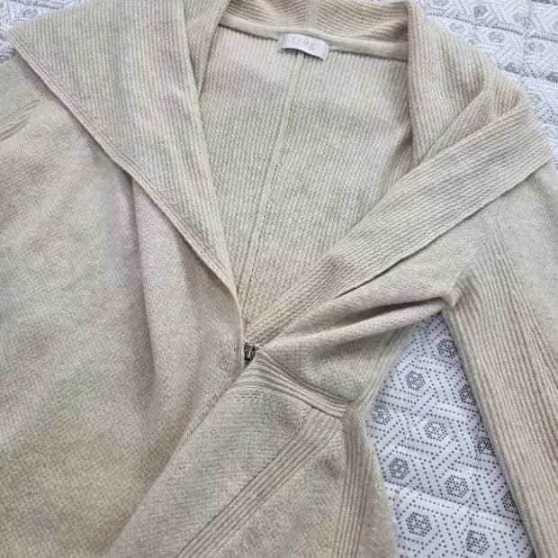 타임 캐시미어 혼방 니트 가디건 ~F