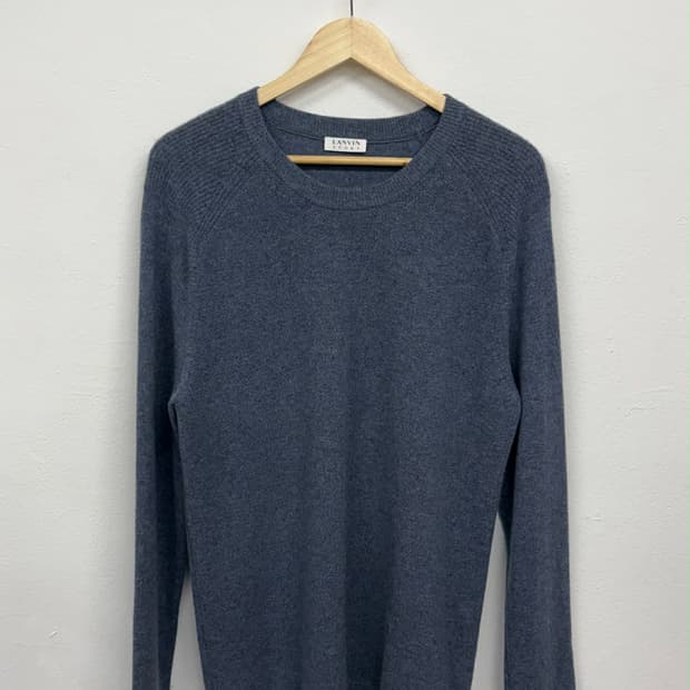 [105] 랑방 한섬 100% 캐시미어 니트 스웨터