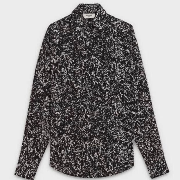 셀린느 19AW 마블 프린트 셔츠