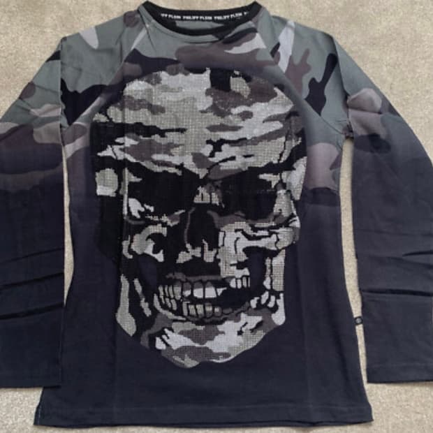 Philipp plein camo long sleeve