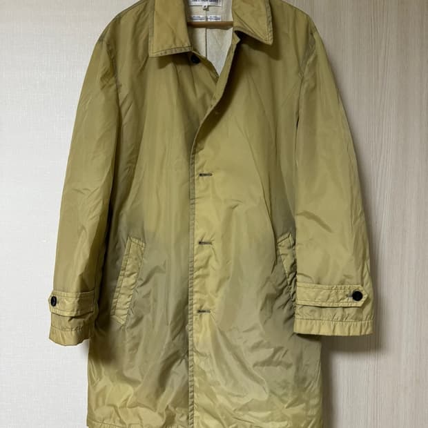 꼼데가르송 나일론 싱글코트 M