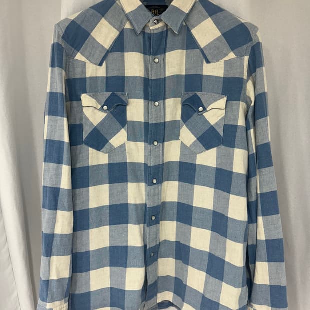 L)RRL 플래드 웨스턴 셔츠