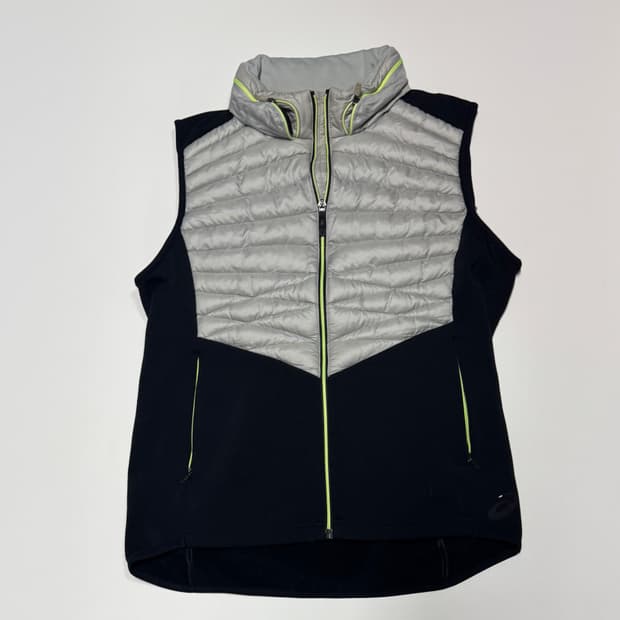 여성 아식스 러닝 경량 패딩 베스트 L