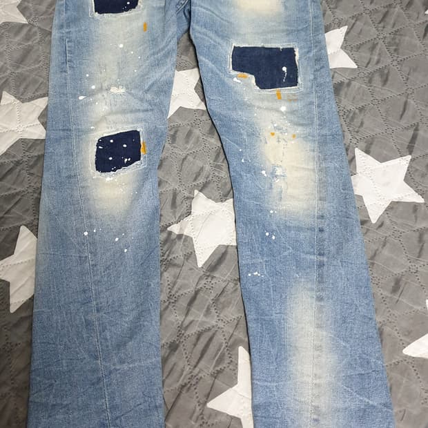 FARMERS MARKE 더티워싱 커브드 스키니 데님팬츠 (31)