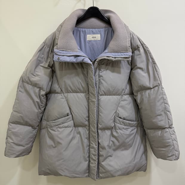 시스템 우먼 연그레이 패딩 정품