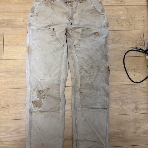 칼하트 더블니 팬츠 34x34