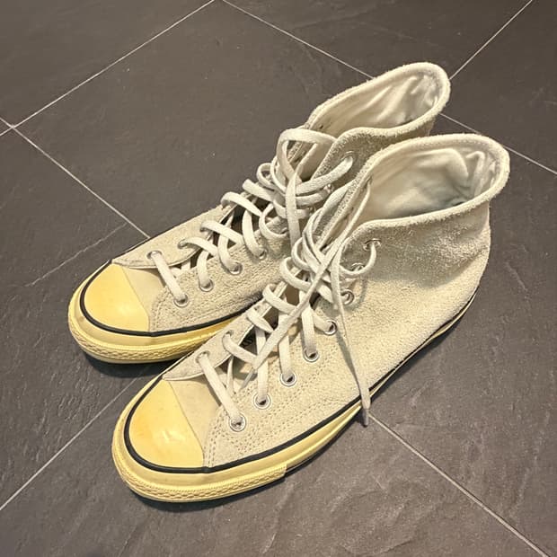 컨버스 Converse Chuck 70 Hi Suede (오프화이트)