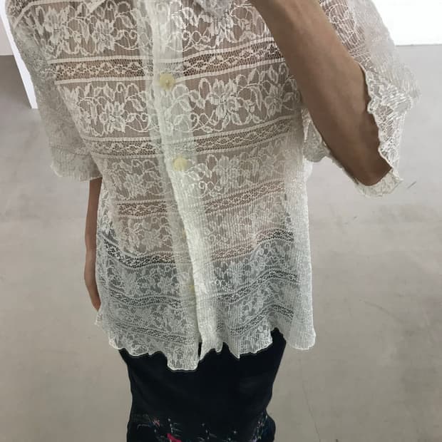 vintage lace pattern shirts