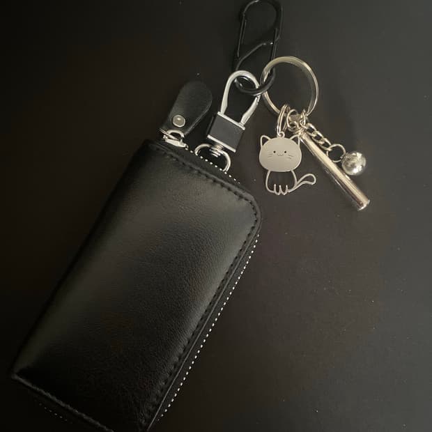 레더 키케이스 키링