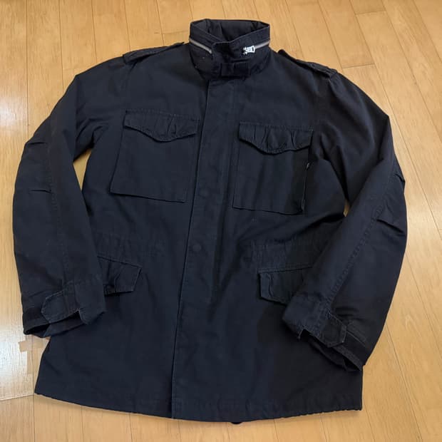 [알파인더스트리] M65 필드 자켓 블랙 (내피포함)