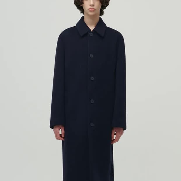 무탠다드 캐시미어 블렌드 맥코트 네이비 M