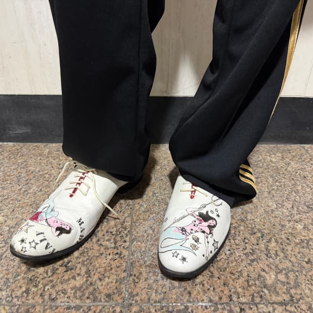 구찌 05aw 타투 핸드패인트 옥스퍼드 슈즈