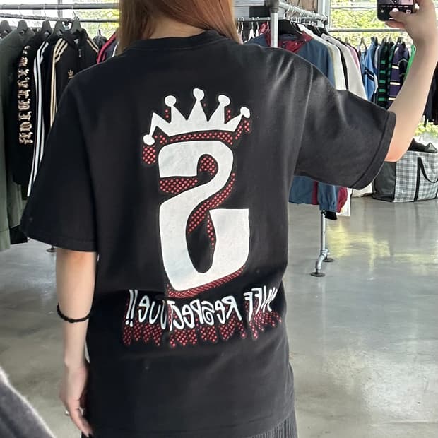 스투시 00s 크라운 너프 반팔티