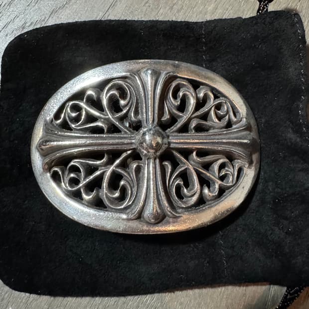 크롬하츠 오발 버클 1.5인치 (교)