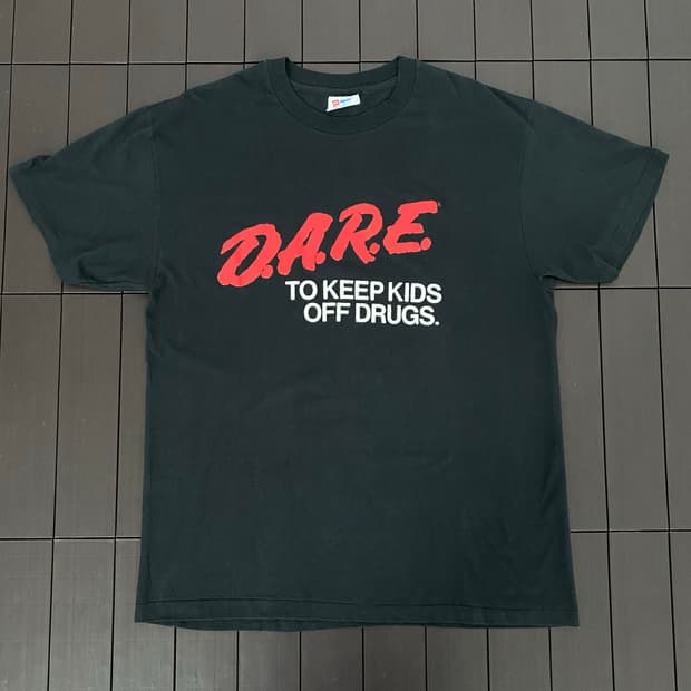 (L) 90s 빈티지 DARE 티셔츠