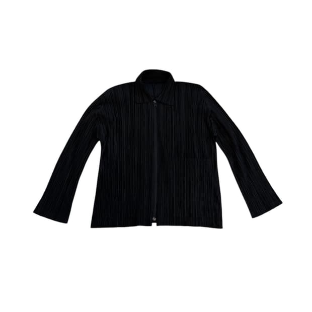 이세이 미야케 플리츠 플리즈 집업 자켓