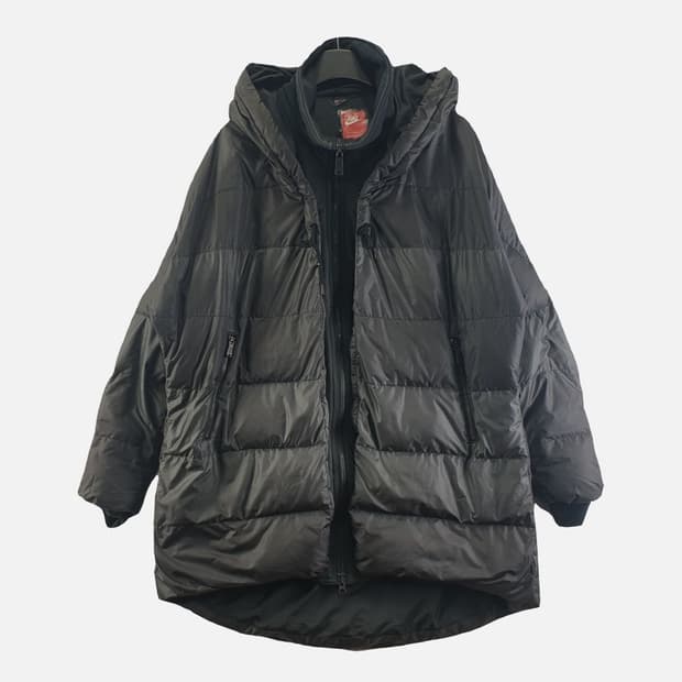 나이키 블랙 남자 패딩 L N8201