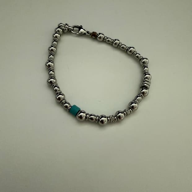 3 cross surgical cross ball bracelet 팔찌