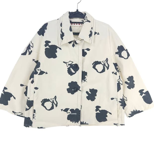 [여38]마르니 패턴 코튼 자켓[Y63-138]