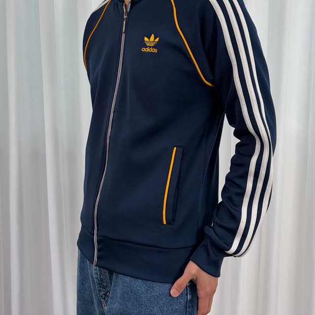 [XL]아디다스 트레포일 SST 네이비 트랙탑 져지