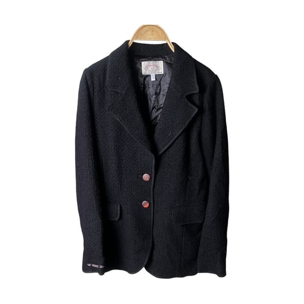[Armani] 아르마니 진스 트위드 울 자켓