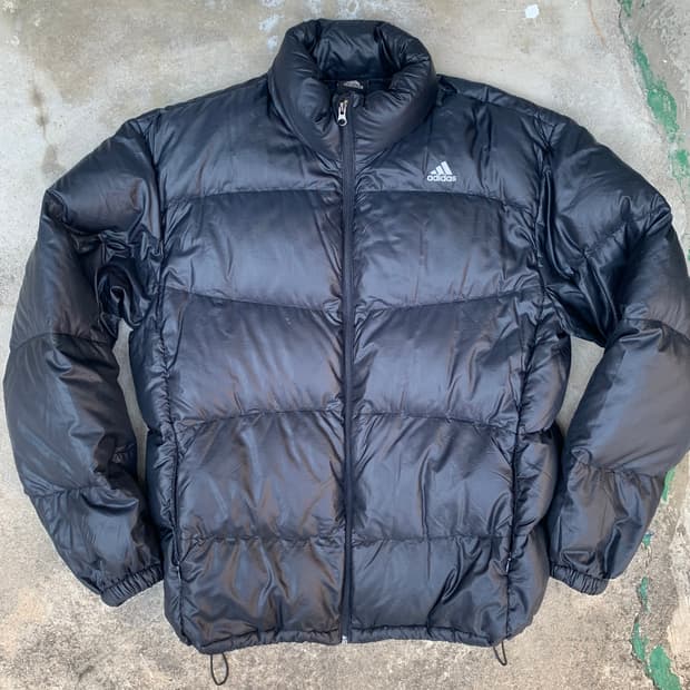 아디다스 블랙 패딩 (105)