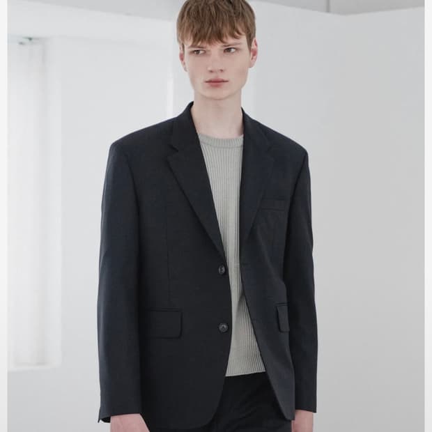 비슬로우 스탠다드 블레이저 블랙 L 새상품