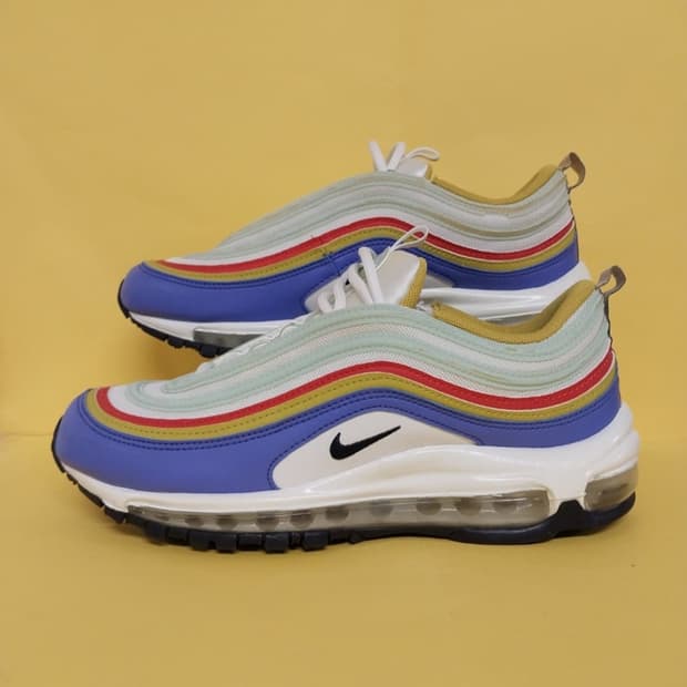 여성 나이키 에어맥스 97 옵시디언 멀티컬러 운동화 (250)