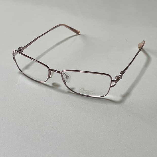 Chopard 핑크 큐빅 안경테 deadstock