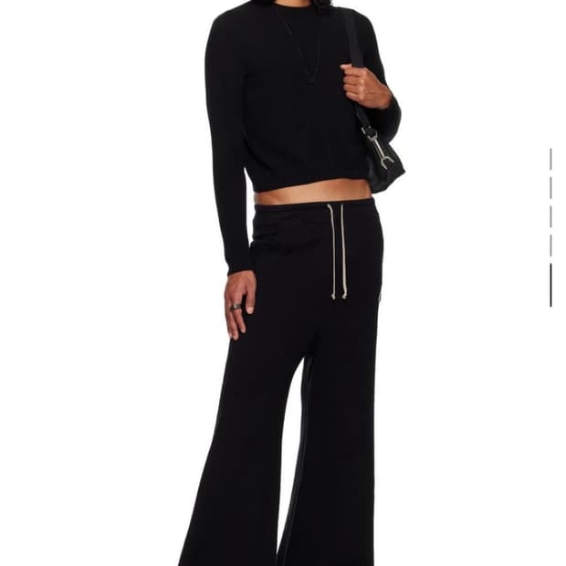 릭오웬스 몽클레어 벨라 드로스트링 코튼 팬츠