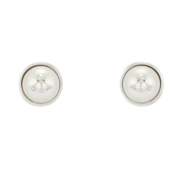 Vivienne pearl stud earings