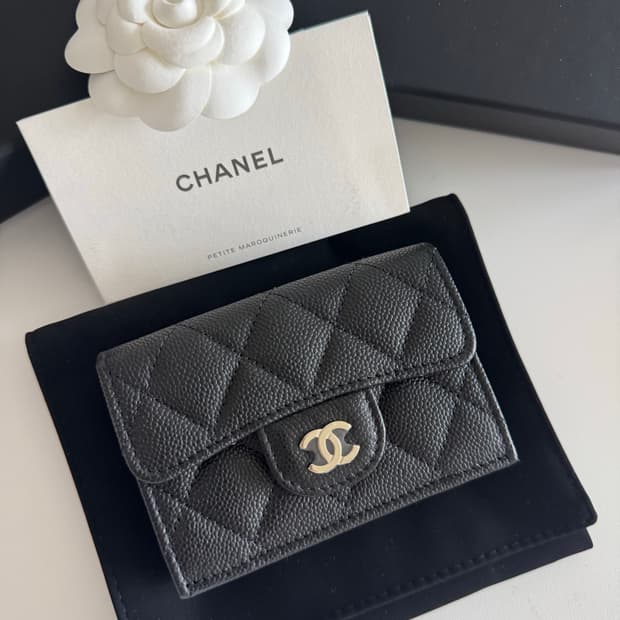샤넬 3단 지갑 