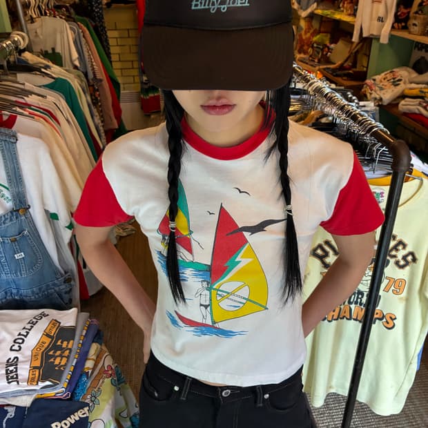90’s Windsurfing Ringer Tee