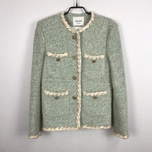 WE ARE 위아 트위드 자켓