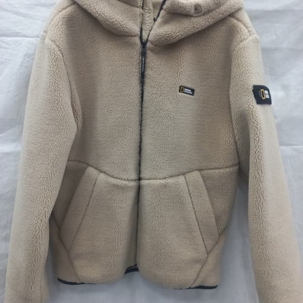 내셔널지오그래픽  뽀글이 후드집업 (공용98)