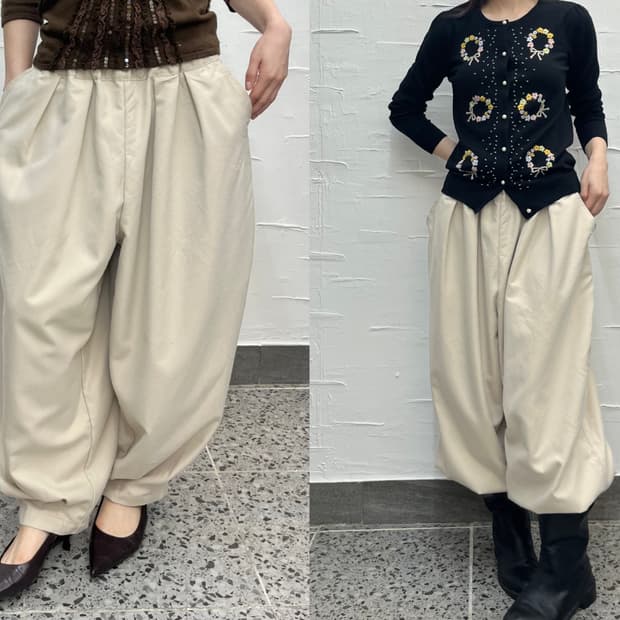 banding balloon pants
