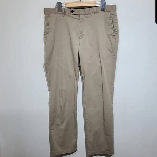 (34) 캘빈클라인 면바지 베이지 CK 치노팬츠 스판 캐주얼 